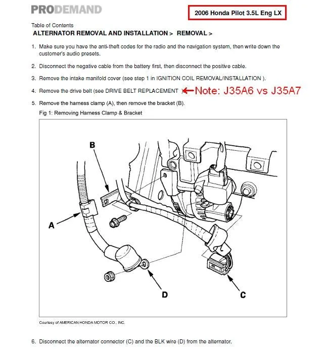 Diagram 1999 Honda Odyssey Alternator Wiring Diagram