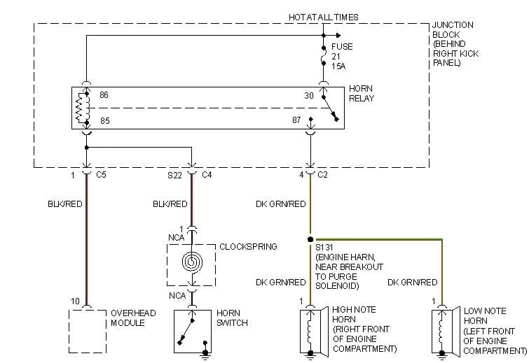 Diagram 1999 Jeep Grand Cherokee Clock Spring Wiring Diagram