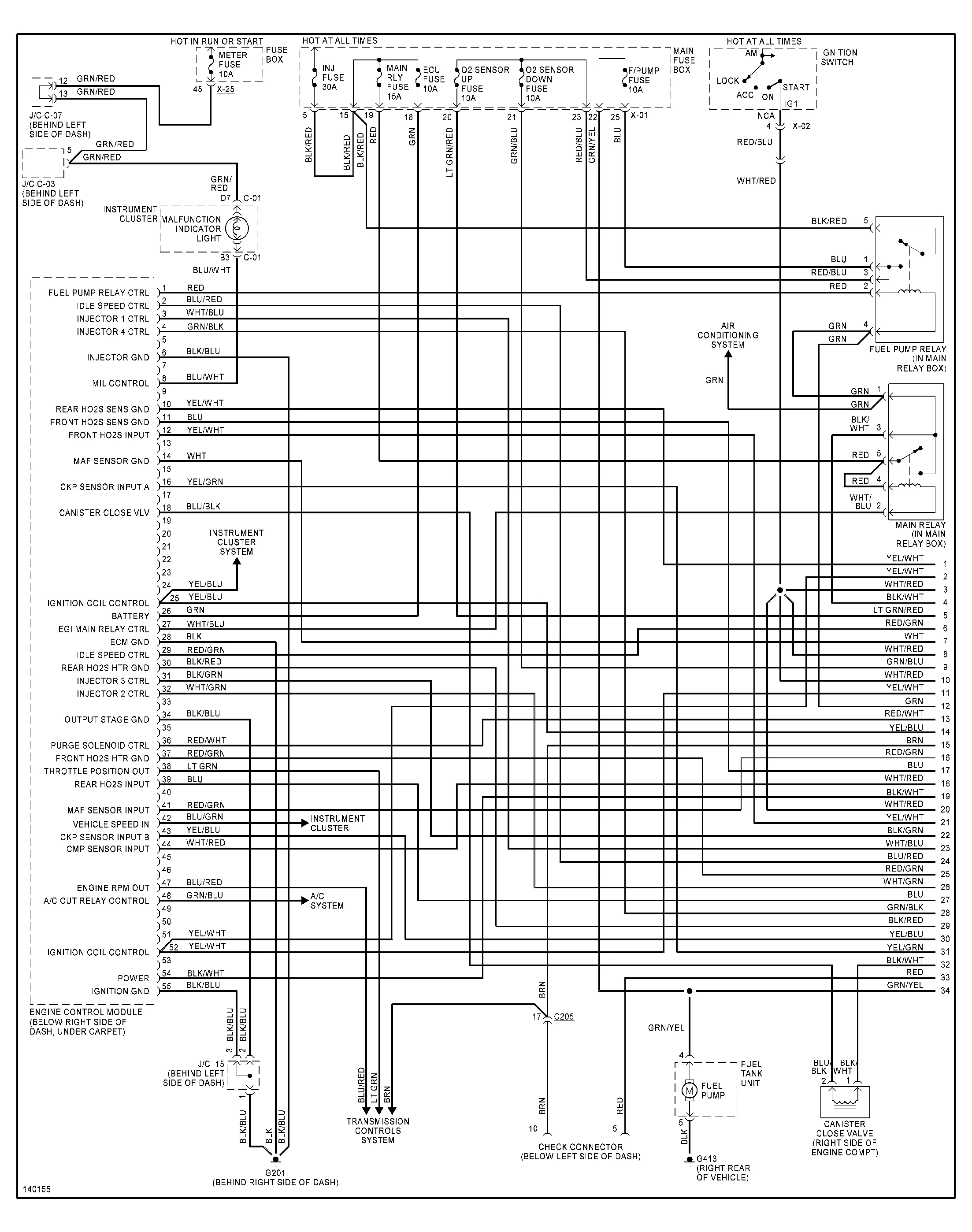 Diagram 1999 Kia Sportage Fuel Pump Wiring Diagram