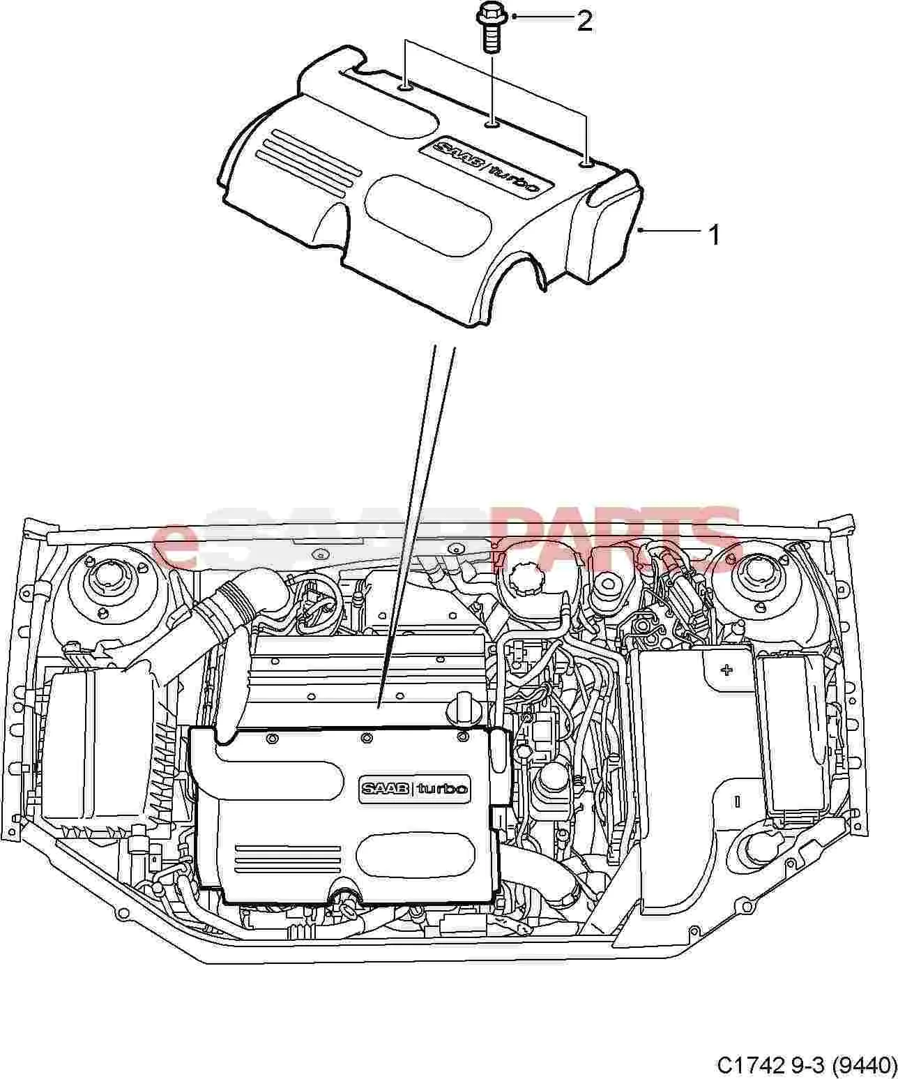Diagram 1999 Saab 9 3 Engine Diagram