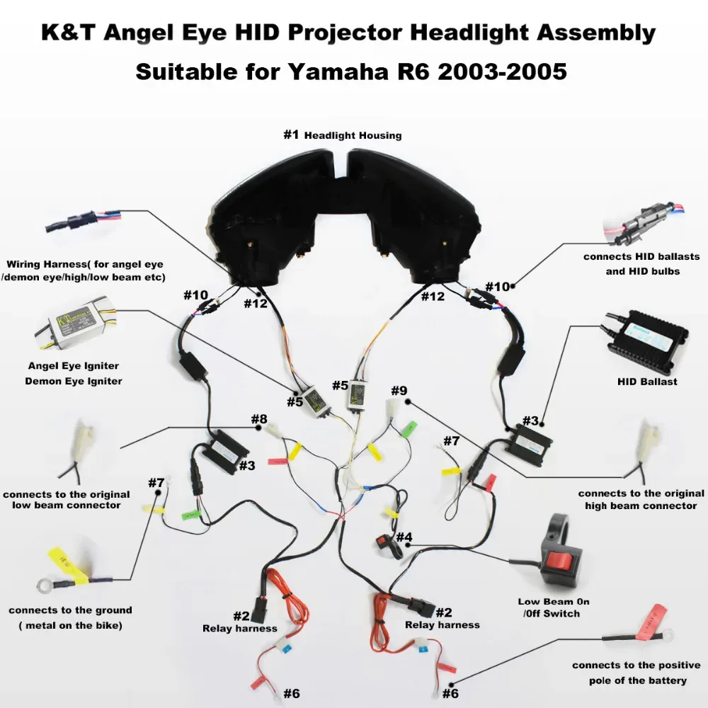 Diagram 1999 Yamaha R6 Wiring Harness Diagram