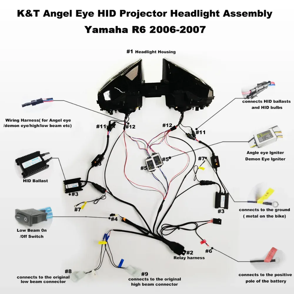 Diagram 1999 Yamaha R6 Wiring Harness Diagram