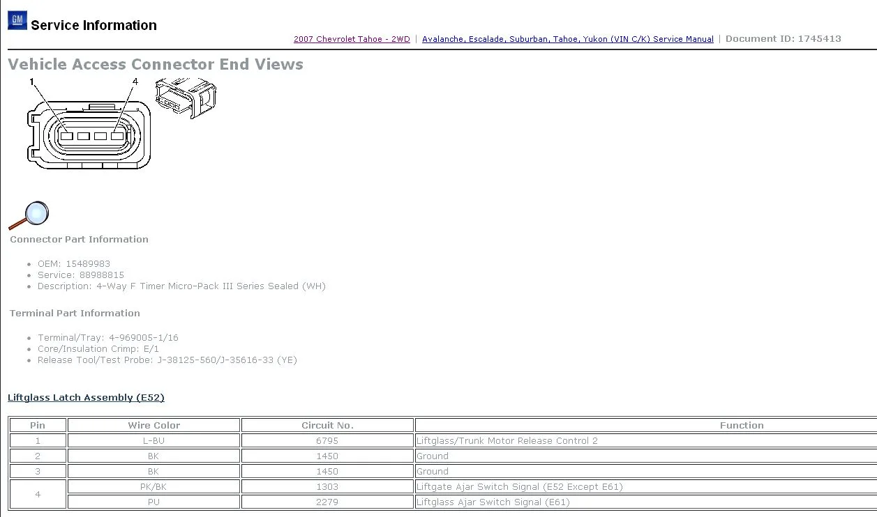 Diagram 2 Door Chevy Tahoe Wiring Diagram