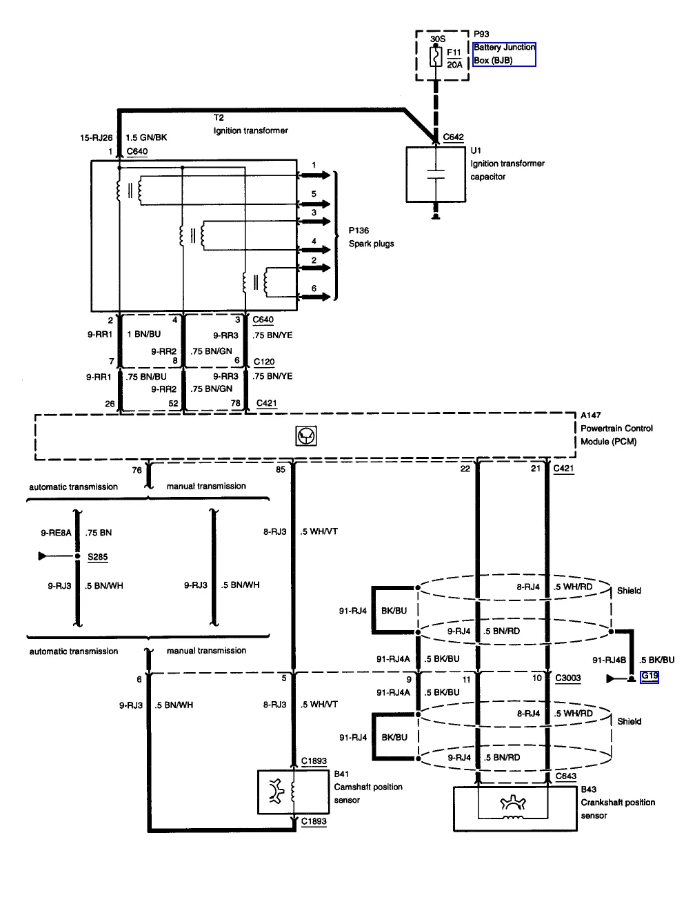 Diagram 2000 Contour Fuse Diagram