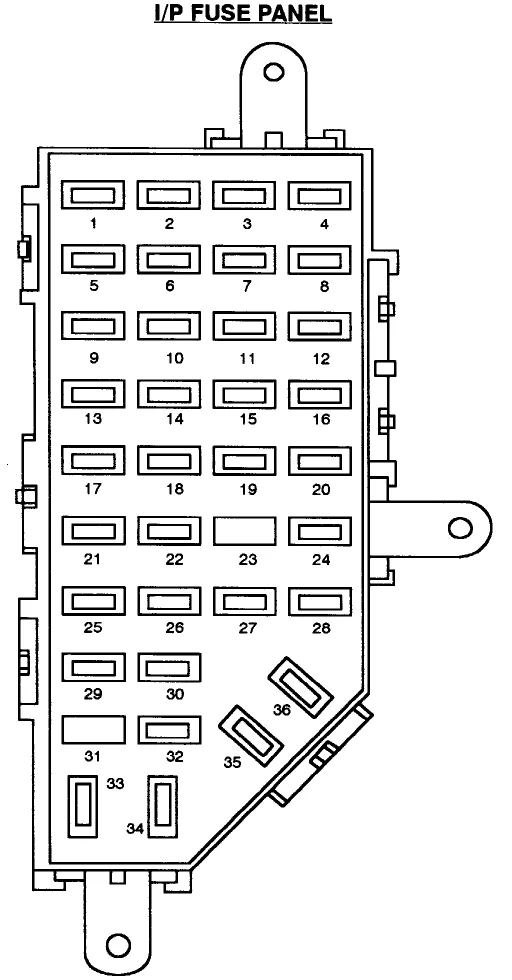 Diagram 2000 Ford Explorer 50 Fuse Diagram