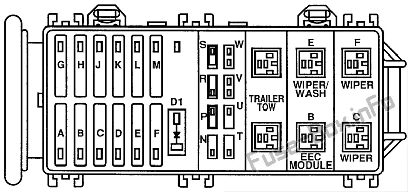 Diagram 2000 Ford Windstar Fuse Box Diagram