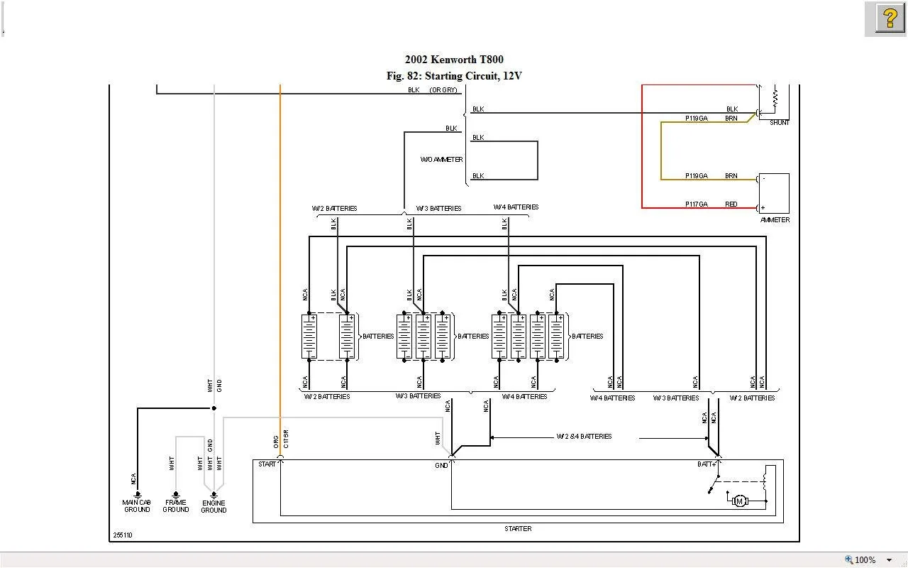 Diagram 2000 Kenworth W900 Fuse Diagram