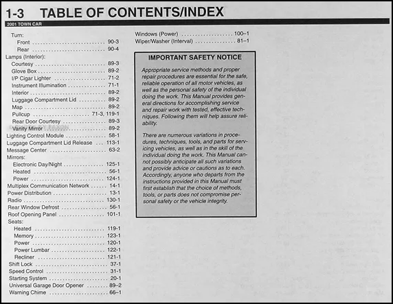 Diagram 2000 Lincoln Town Car Original Wiring Diagrams
