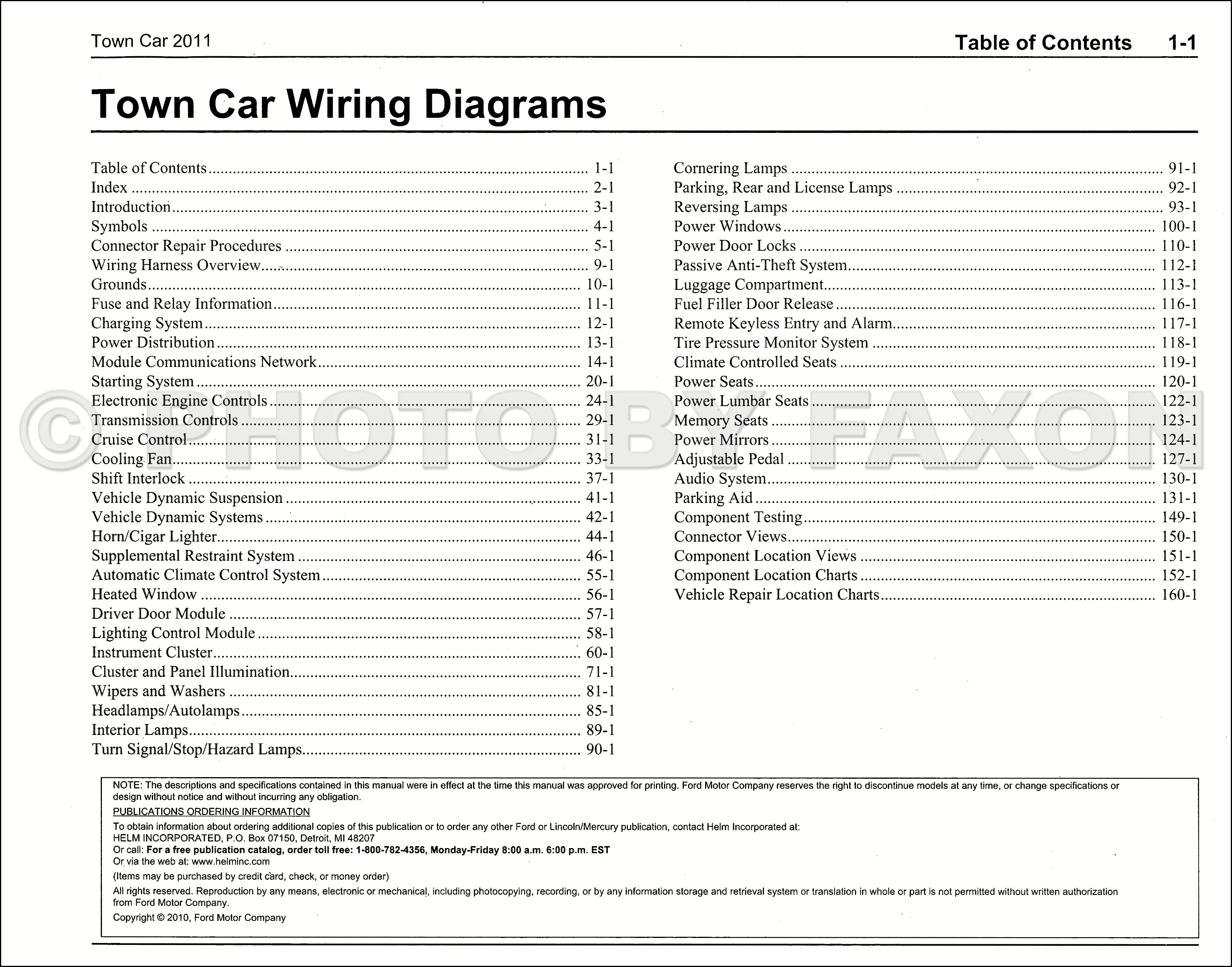 Diagram 2000 Lincoln Town Car Original Wiring Diagrams