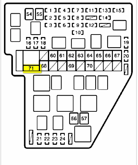 Diagram 2000 Toyota Sienna Fuse Box Diagram Clock