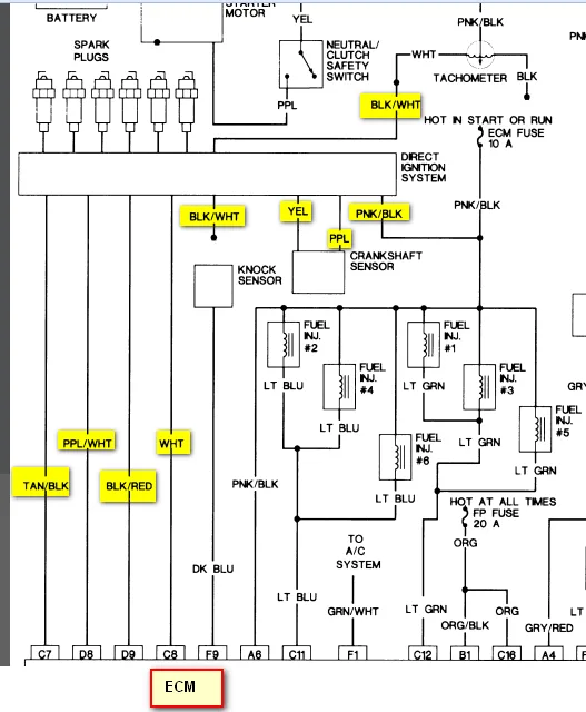 Diagram 2001 Chevy Cavalier Coil Wire Diagram