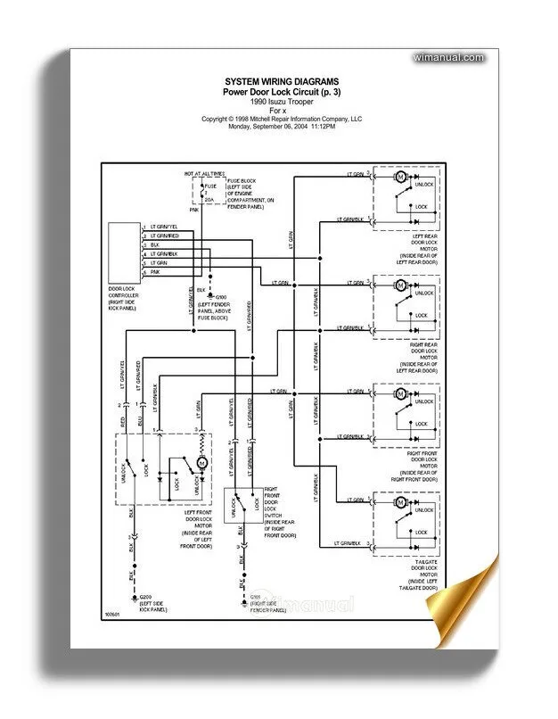 Diagram 2001 Isuzu Trooper Diagram