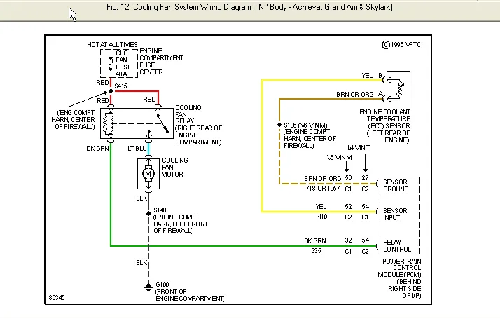 Diagram 2001 Pontiac Grand Am Wiring Diagrams