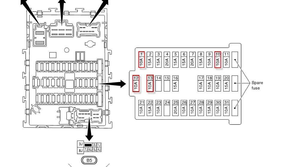 Diagram 2002 Infiniti G20 Fuse Diagram
