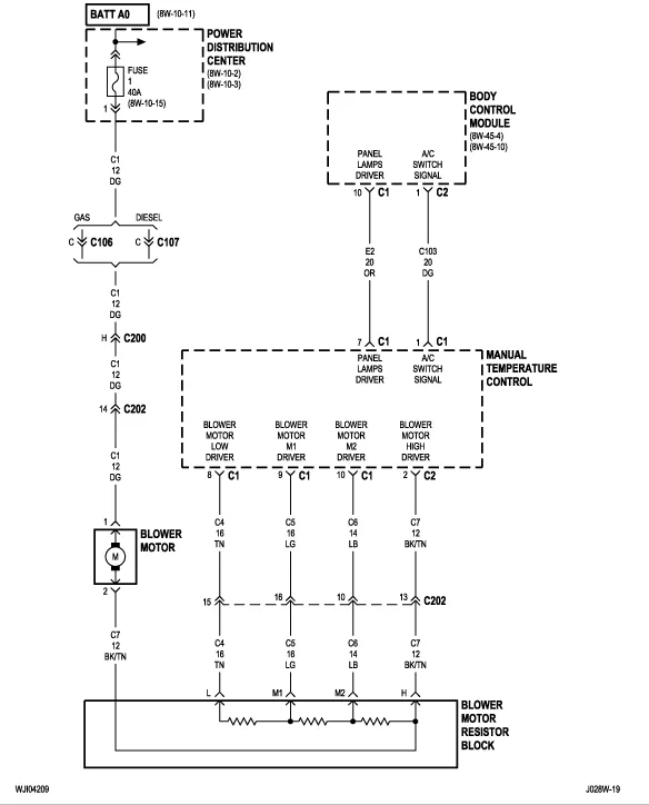 Diagram 2002 Jeep Grand Cherokee Blower Motor Wiring Diagram
