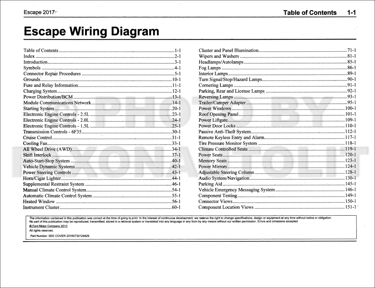 Diagram 2003 Ford Escape Wiring Diagram Original