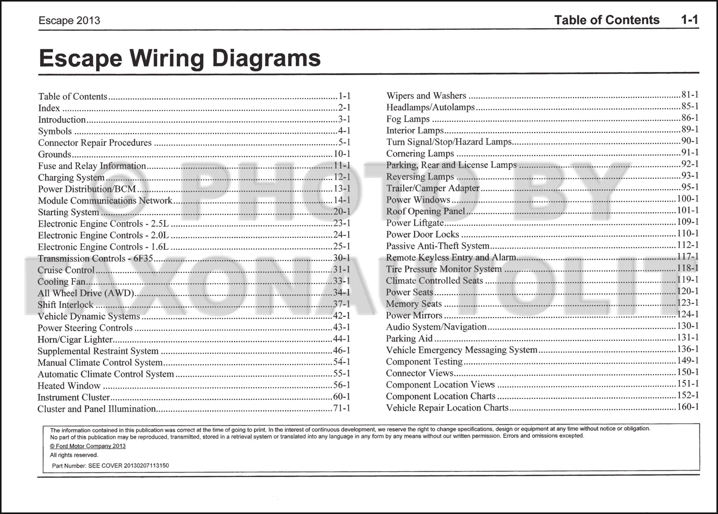 Diagram 2003 Ford Escape Wiring Diagrams