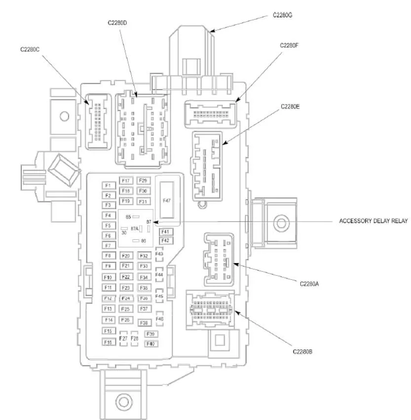 Diagram 2003 Ford Explorer Fuse Diagram