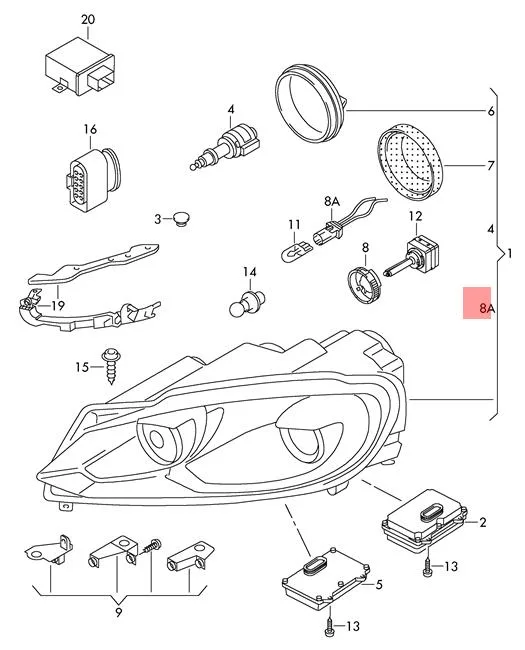 Diagram 2003 Gti Headlight Wiring Diagram