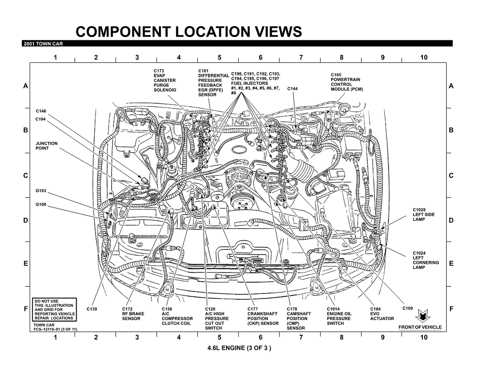 Diagram 2003 Mercury Grand Marquis Engine Diagram