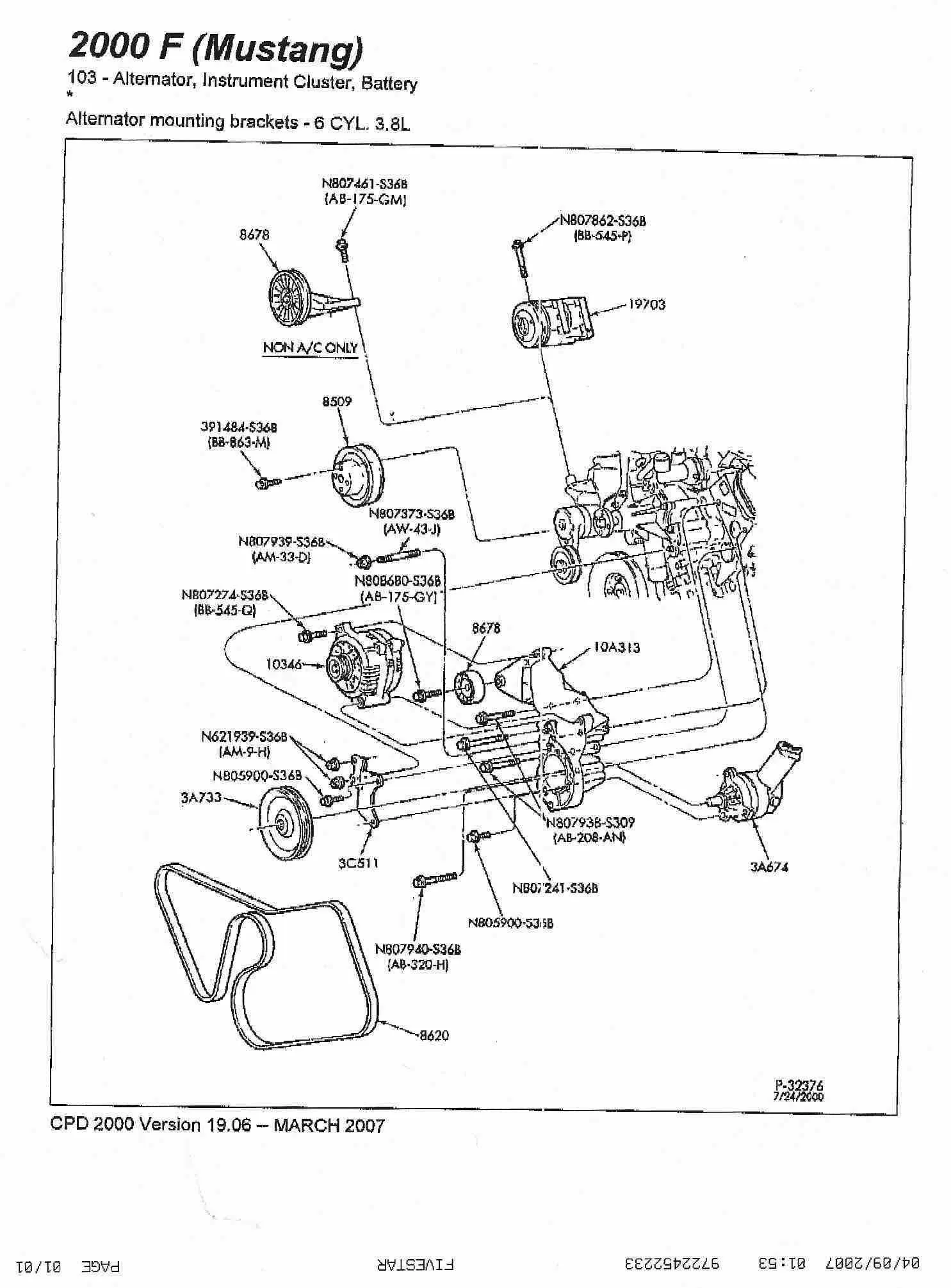 Diagram 2003 Mustang V6 Engine Diagram