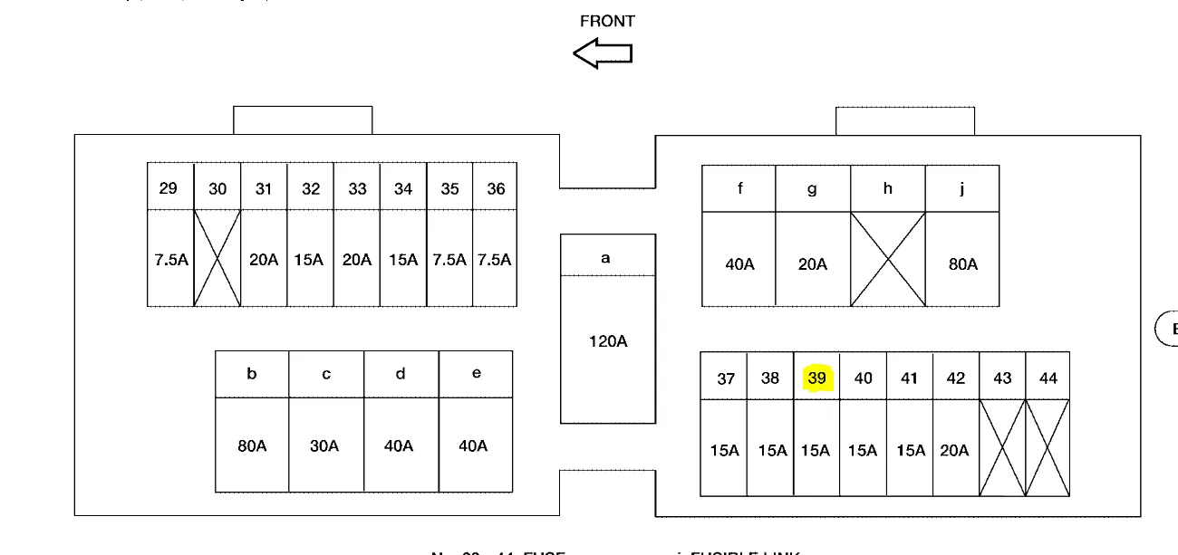 Diagram 2003 Nissan Xterra Fuse Diagram