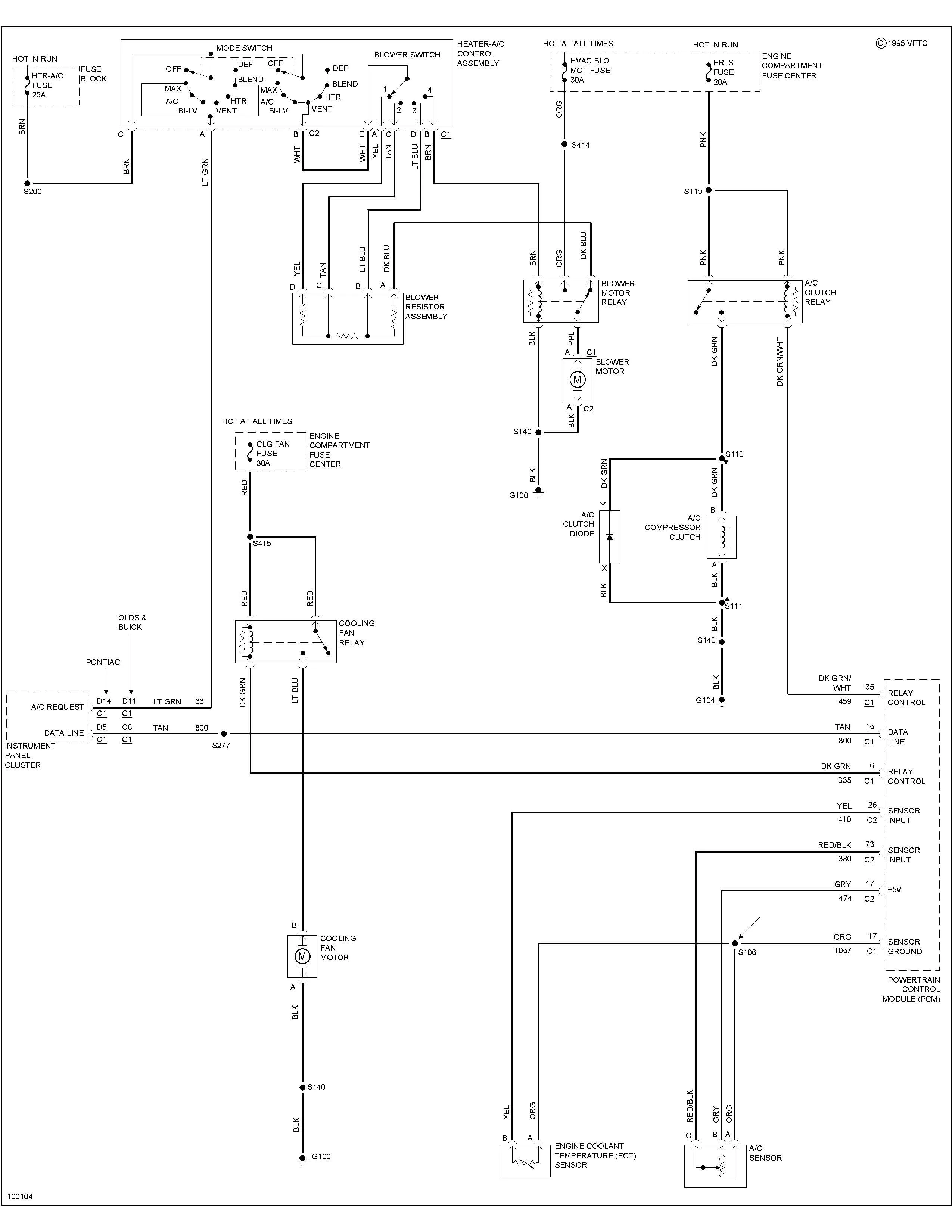 Diagram 2003 Pontiac Grand Am Ac Wiring Diagram