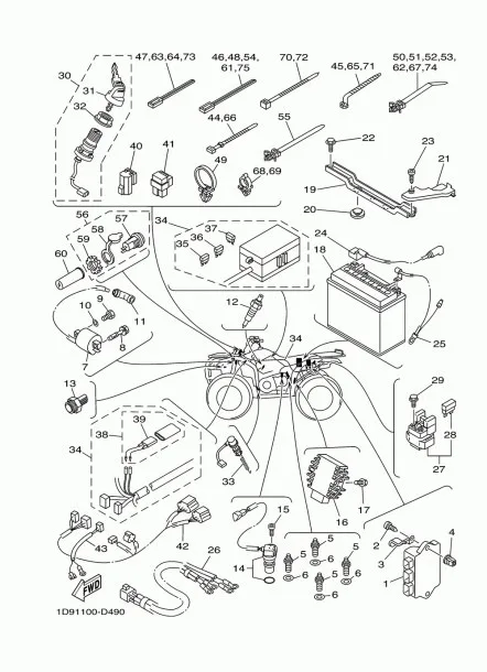 Diagram 2003 Yamaha Ultramatic Kodiak 45Manual Diagrams