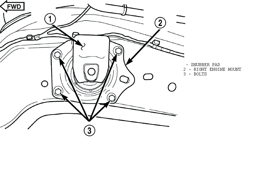 Diagram 2004 Dodge Neon Engine Mount Diagram