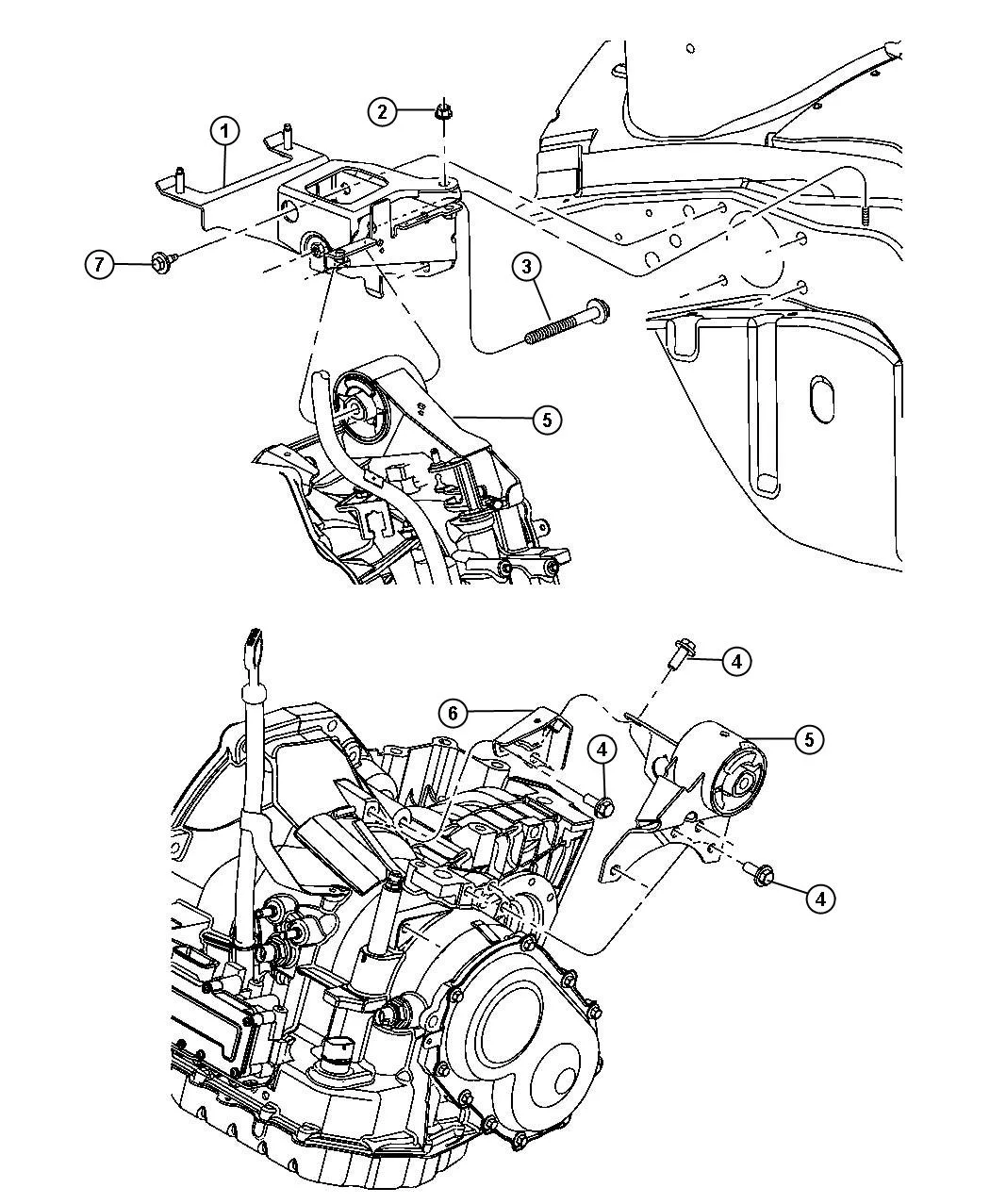Diagram 2004 Dodge Neon Engine Mount Diagram