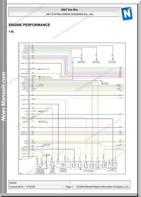 Diagram 2004 Kia Rio Wiring Diagram Guides Diagrams