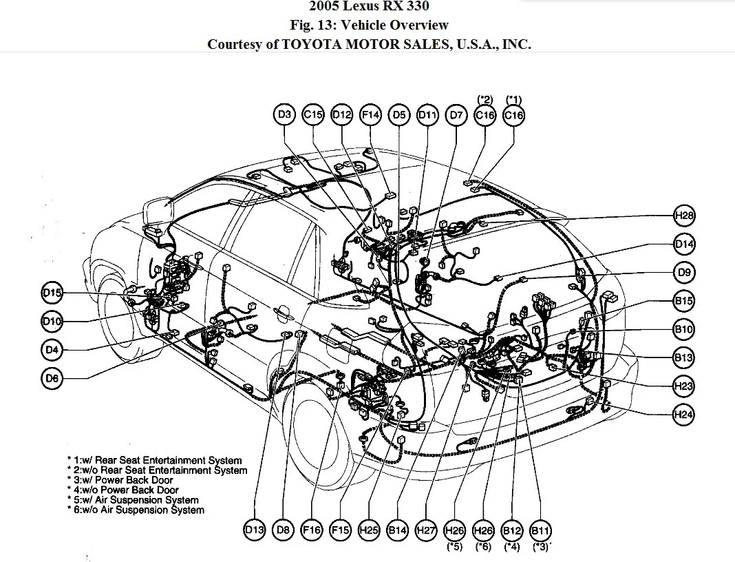 Diagram 2004 Lexus Rx 33Wiring Diagram Manual Original