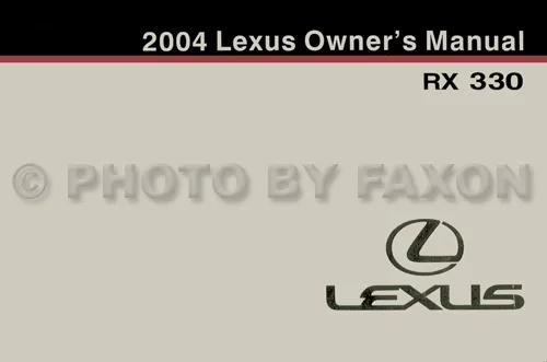 Diagram 2004 Lexus Rx 33Wiring Diagram Manual Original