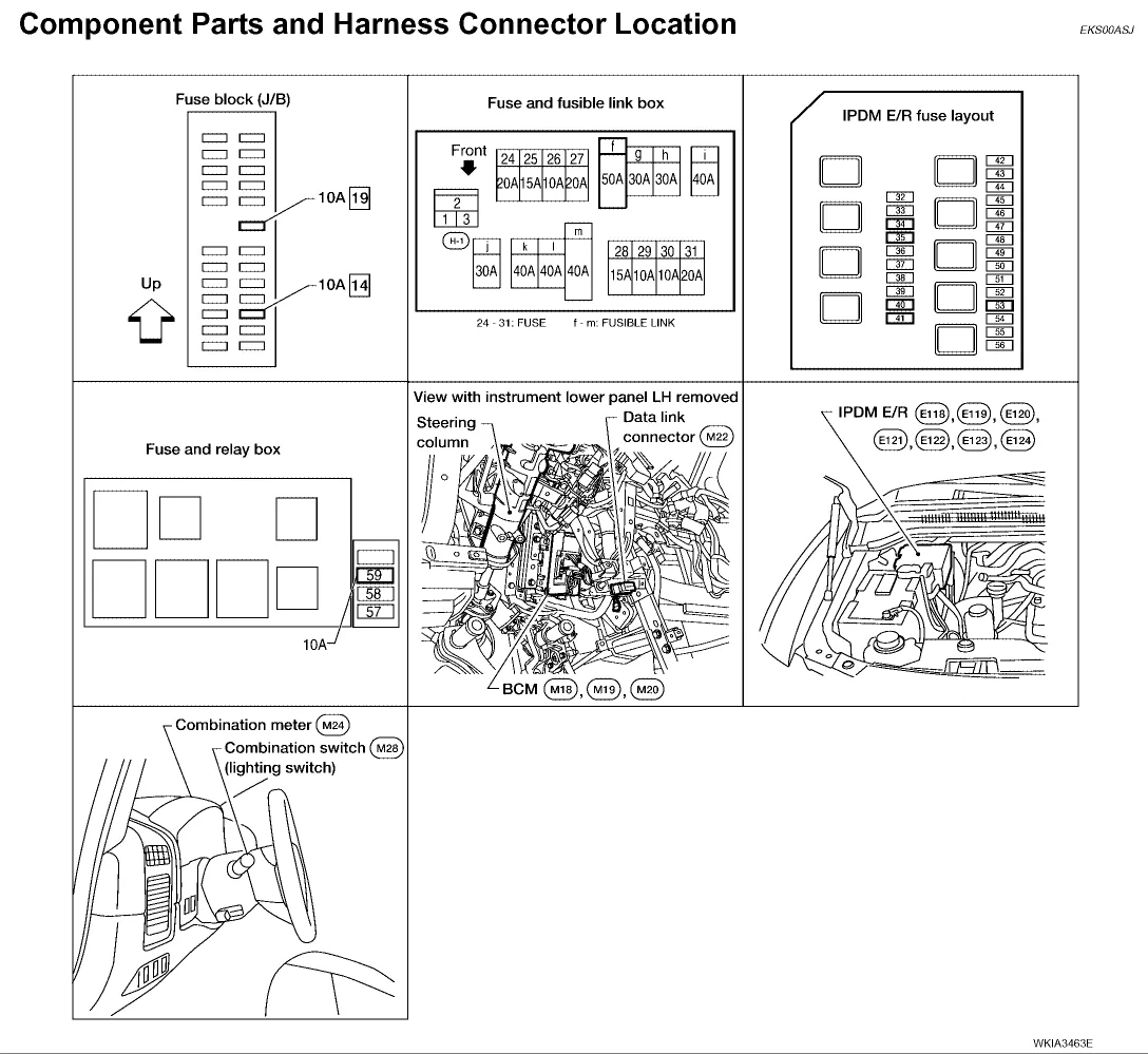 Diagram 2004 Nissan Armada Fuse Panel Diagram