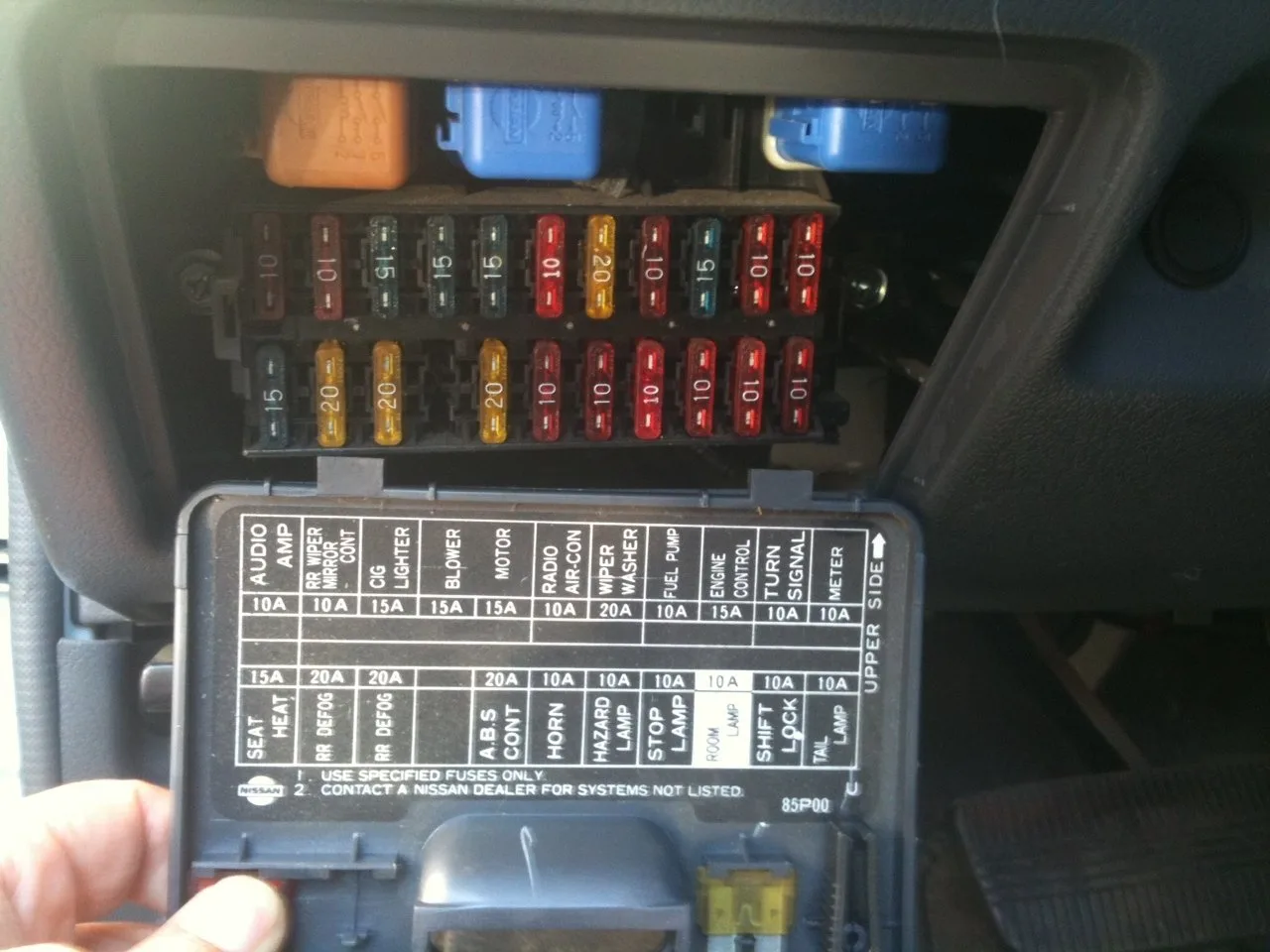 Diagram 2004 Nissan Pathfinder Fuse Box Diagram