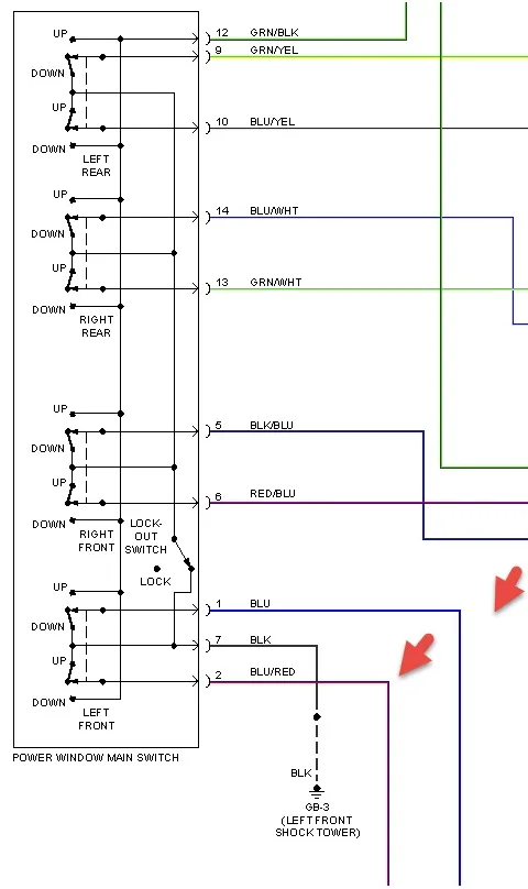 Diagram 2004 Subaru Wiring Diagram Windows