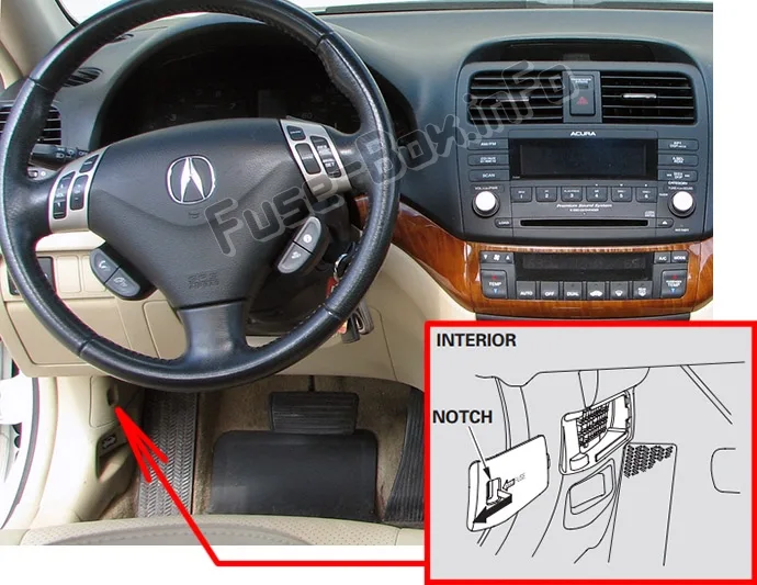 Diagram 2005 Acura Tsx Fuse Box Diagram