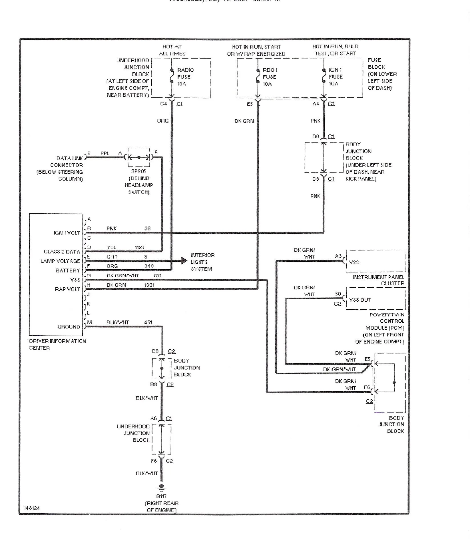 Diagram 2005 Chevrolet Silverado Tachometer Wiring Diagram