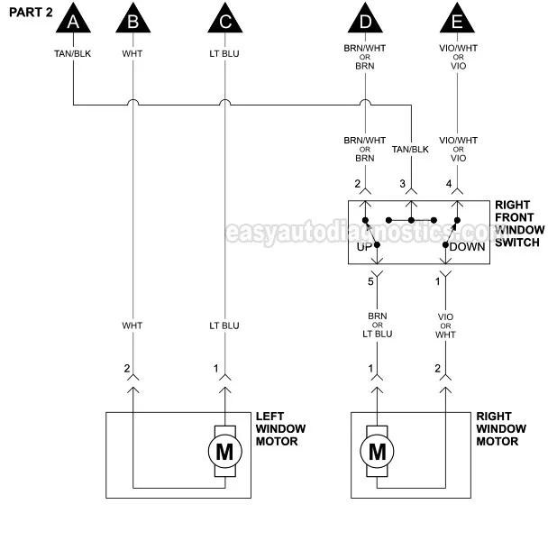Diagram 2005 Dodge Dakota Power Window Wiring Diagram