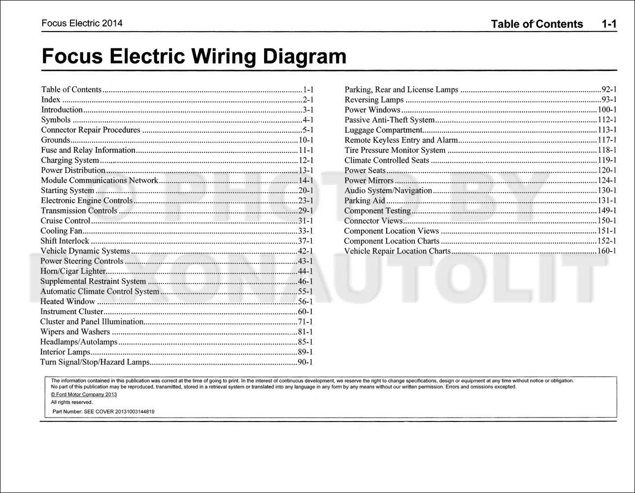 Diagram 2005 Ford Focus Wiring Diagram Manual Original