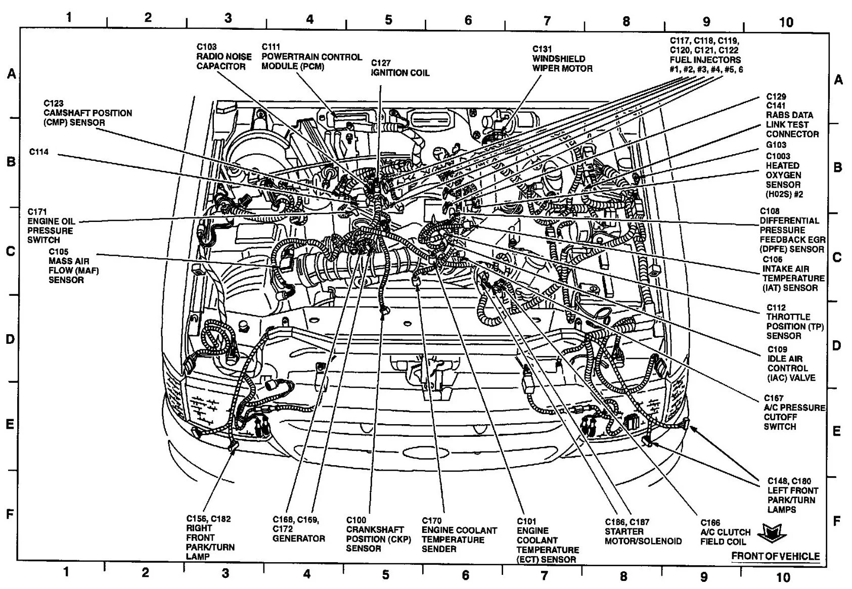 Diagram 2005 Ford Freestyle 3 0L Wiring Diagrams