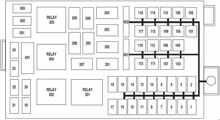Diagram 2005 Mercury Grand Marquis Fuse Box Diagram