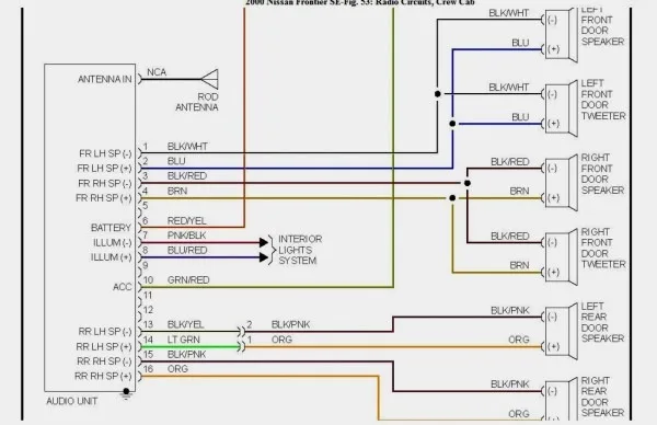 Diagram 2005 Nissan Maxima Alternator Wiring Diagram