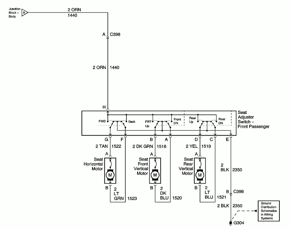Diagram 2005 Tahoe Power Seat Wiring Diagrams