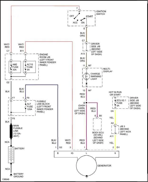 Diagram 2005 Toyota Corolla Alternator Wiring Diagram