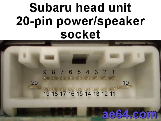 Diagram 2006 Impreza Stereo Wiring Diagram