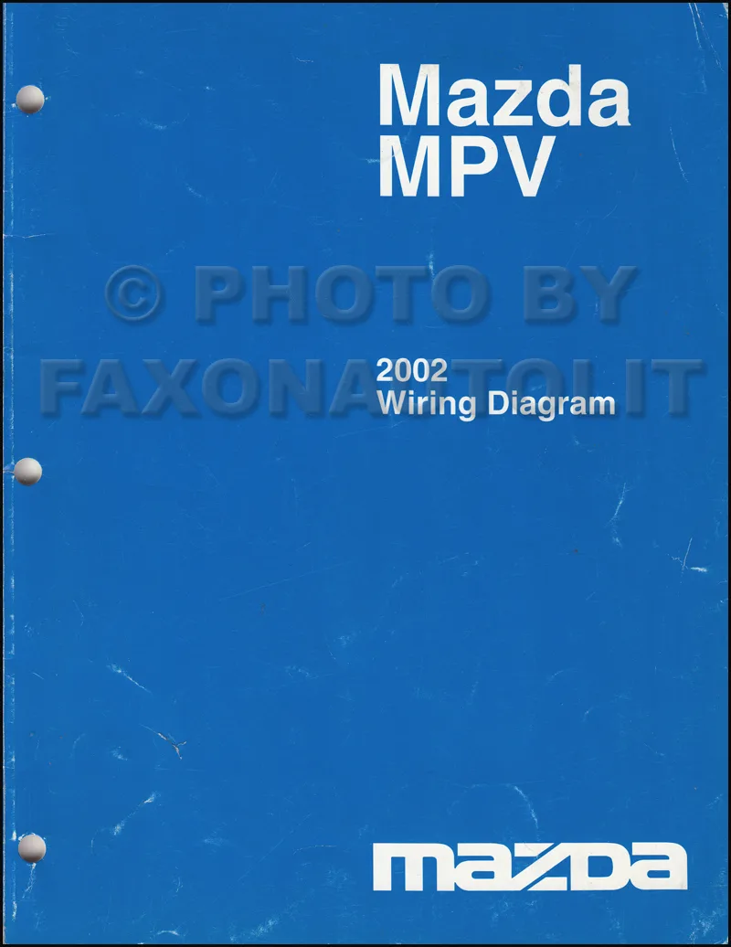 Diagram 2006 Mazda Mpv Wiring Diagram Manual Original