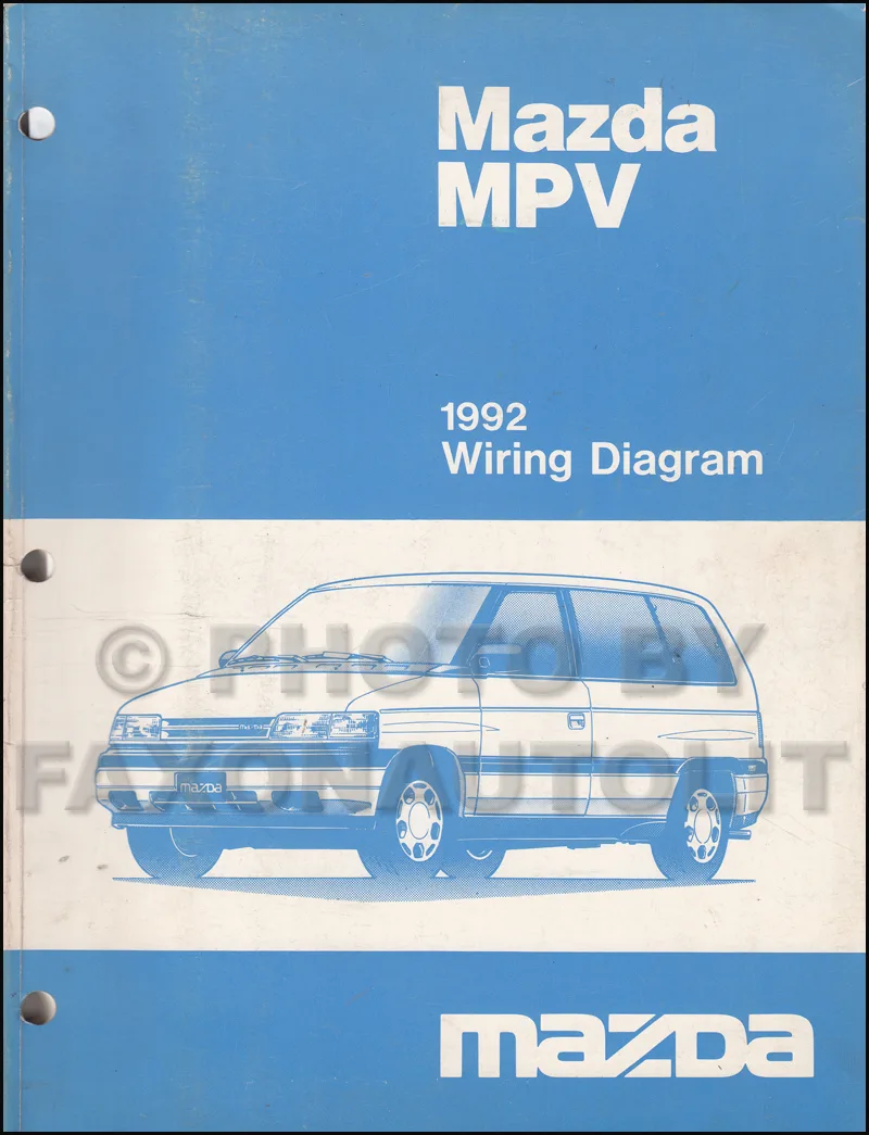 Diagram 2006 Mazda Mpv Wiring Diagram Manual Original
