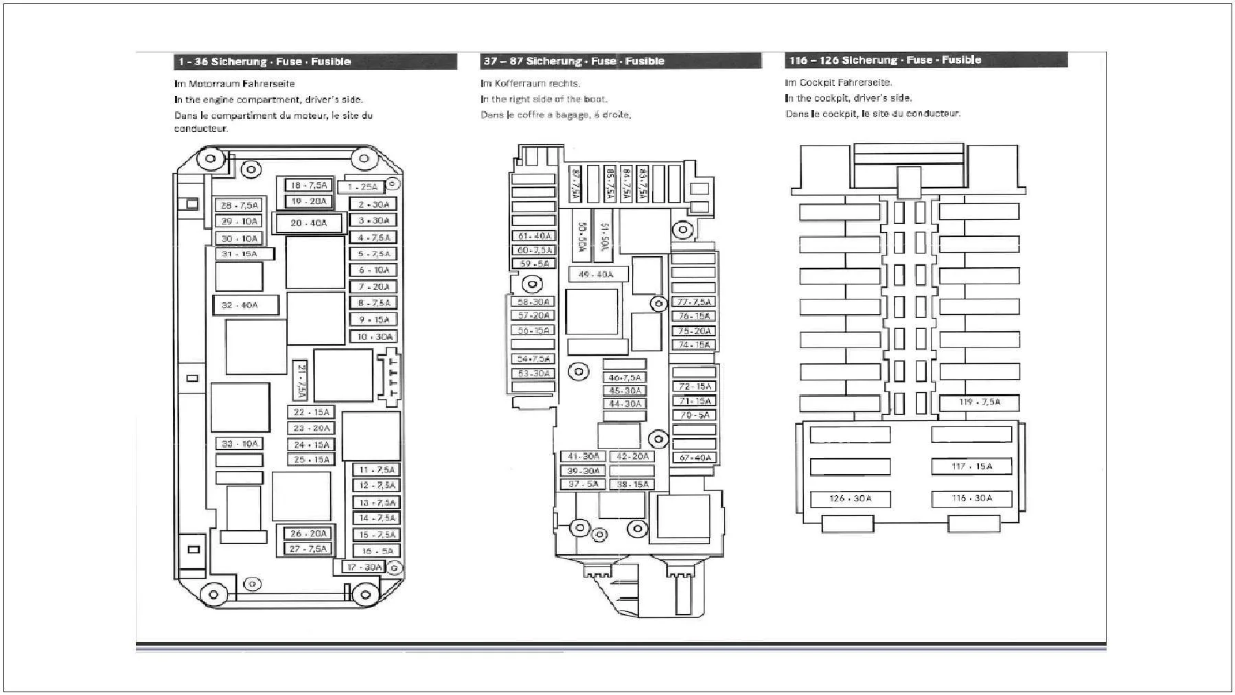 Diagram 2006 Mercedes Benz R350 Fuse Box Diagram