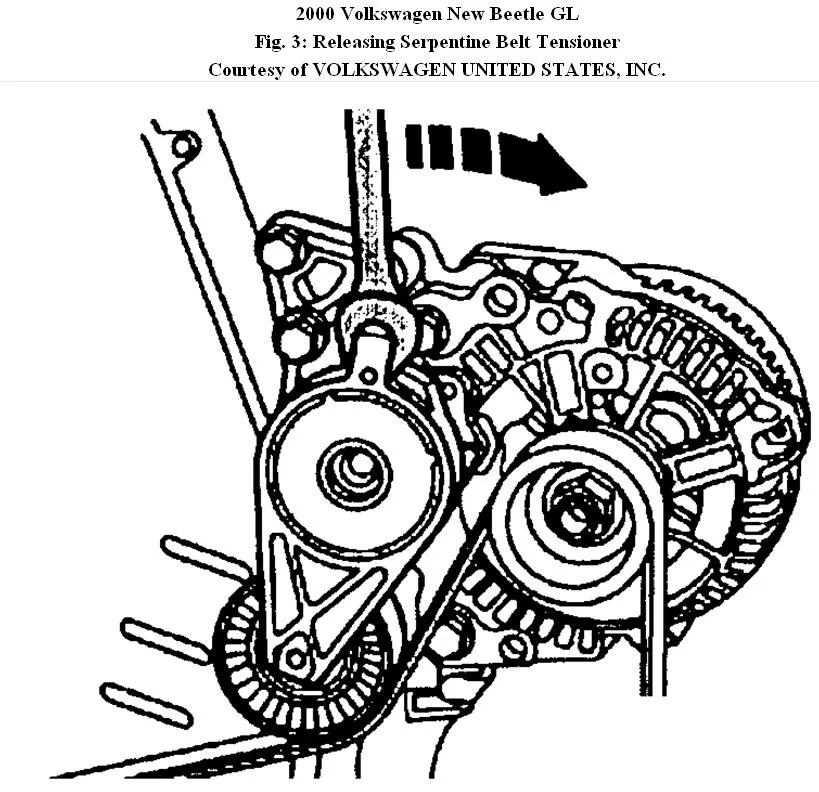 Diagram 2006 Vw Jetta Tdi Serpentine Belt Diagram